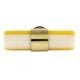 Yellow White Tube Resin Cabinet Knobs